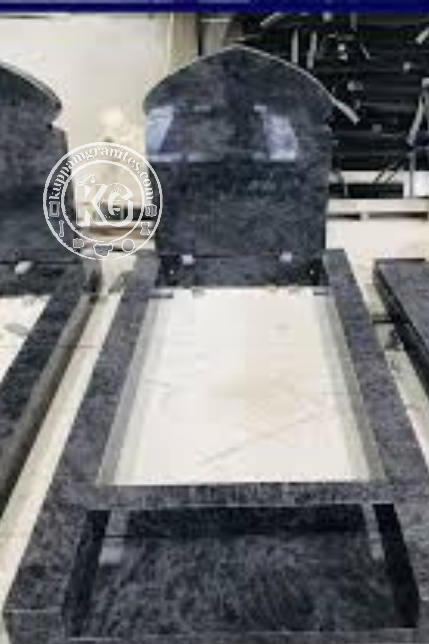 Black Granite Tombstone Design